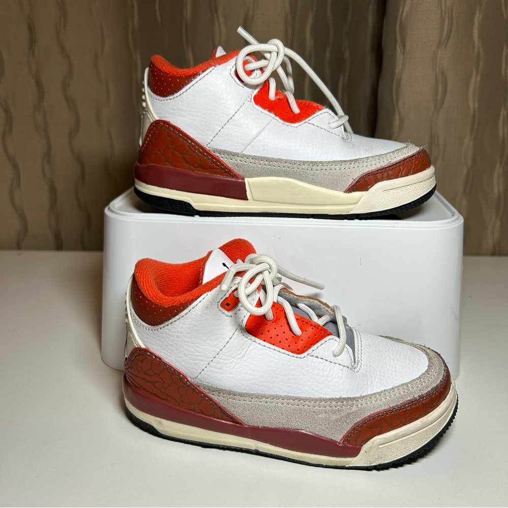 Nike Air Jordan 3 Retro SE (TD) Toddler 9C Mars Stone Sneakers DV7026-108
